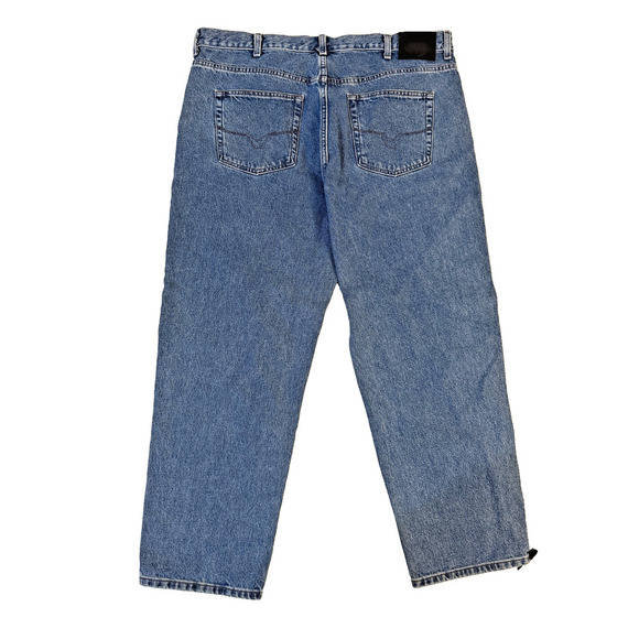 Harley Davidson Jeans Mens 42x30 Blue Relaxed Fit Denim Biker Motorcycle Pants - Picture 9 of 10